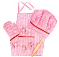 Bigjigs chef&apos;s keukenset roze