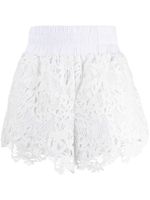 Max & Moi short à empiècements en dentelle - Blanc