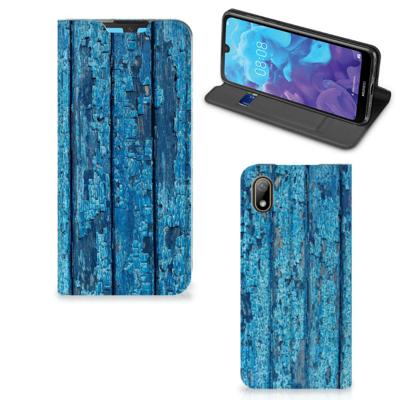 Huawei Y5 (2019) Book | Wallet Case | Wood Blue