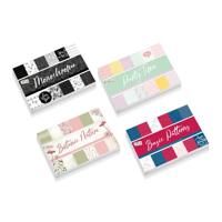 Designboek craft 4x assorti | 12 stuks