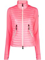 Moncler Grenoble sweat zippé à design matelassé - Rose