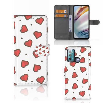 Motorola Moto G60 | Telefoon Hoesje | Hearts