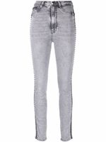 Philipp Plein legging strassé à taille haute - Gris - thumbnail