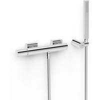 Douchekraan Tres Project | Opbouw | Mengkraan | 1-weg | hoh 15 cm | 1-knop | Rond | Chroom
