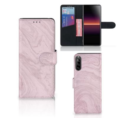 Sony Xperia L4 | Bookcase | Marble Pink - Origineel Cadeau Vriendin