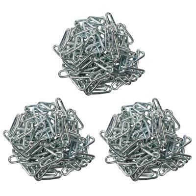 Benson Ketting - 3x - voetkettingen - kettingschakels - staal - 3 meter - 3mm - Handelsketting