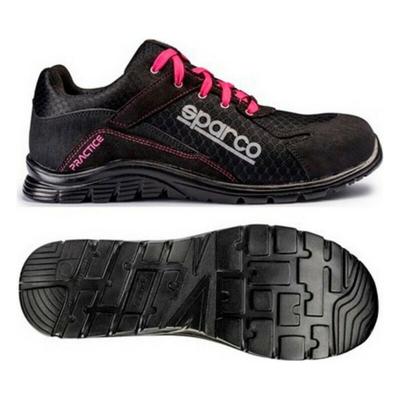 Veiligheidsschoenen Sparco Practice Zwart Roze - Maat: 43