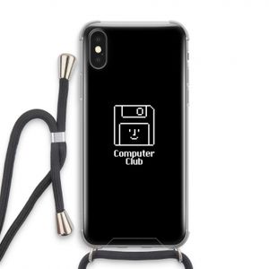 Hello: iPhone XS Transparant Hoesje met koord