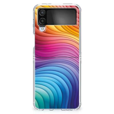 TPU Hoesje voor Samsung Galaxy Z Flip 4 Regenboog
