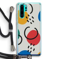 Illustratieve pop 3: Huawei P30 Pro Transparant Hoesje met koord