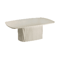 Tower Living Deens Ovale Salontafel 'Corbetta' Minerale cement finish, 120 x 70cm