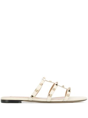 Valentino Garavani sandales Rockstud - Blanc