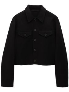 Filippa K veste crop à boutonnière - Noir