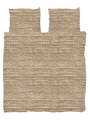 Snurk Twirre Sand Beige FLANEL Dekbedovertrek