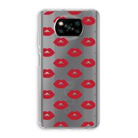 Lips: Xiaomi Poco X3 NFC Transparant Hoesje Lips: Xiaomi Poco X3 NFC Transparant Hoesje