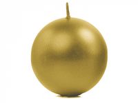 Bolkaars metallic goud - 6cm - thumbnail