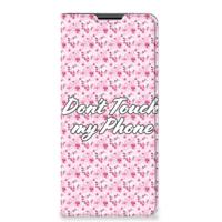 Motorola Edge 30 Pro Design Case Flowers Pink DTMP