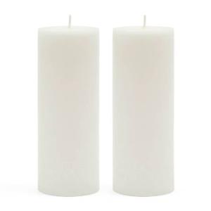 Riviera Maison Stompkaarsen,Pillar Candle ECO Wit 7x18 cm - 2 stuk