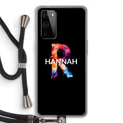Abstract Spectrum: OnePlus 9 Pro Transparant Hoesje met koord