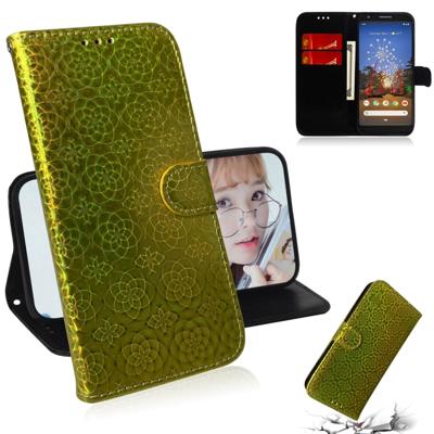 Voor Google pixel 3A effen kleur kleurrijke magnetische Buckle horizontale Flip PU lederen draagtas met houder & kaartsleuven & portemonnee & Lanyard
