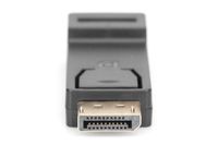 Digitus DB-340602-000-S DisplayPort / HDMI Adapter [1x DisplayPort stekker - 1x HDMI-bus] Zwart Afgeschermd (dubbel), Afsluitbaar, Geschikt voor HDMI - thumbnail