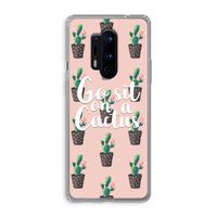 Cactus quote: OnePlus 8 Pro Transparant Hoesje