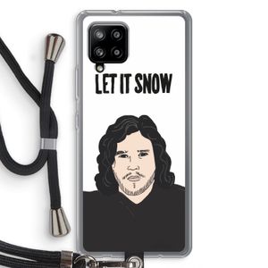 Let It Snow: Samsung Galaxy A42 5G Transparant Hoesje met koord