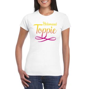 Helemaal Toppie t-shirt wit dames