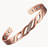 Magnetische Koperen Armband Golf - Spiritualiteit - Spiritueelboek.nl