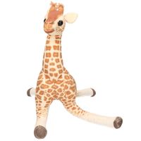 Living Earth serie - Pluche knuffel dieren Baby Giraffe van 43 cm - thumbnail