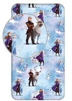 Frozen Hoeslaken - 90 x 200 cm - Katoen - thumbnail