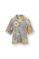Pip Studio Flora Top Korte Mouw Matata Blauw S Pip Studio Flora Top Korte Mouw Matata Blauw S