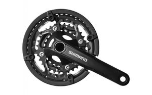 Crankstel Shimano Trekking FC-T551 3x10 speed - 175/48-36-26T - incl. BB52 - zwart