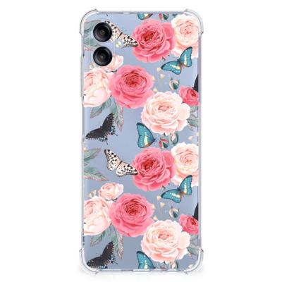 Samsung Galaxy A05 Case Butterfly Roses Samsung Galaxy A05 Case Butterfly Roses