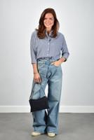 Academia blouse Gioia-34 76D14-621 blue checked