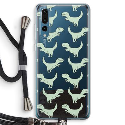 Dinos: Huawei P20 Pro Transparant Hoesje met koord