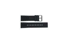 Horlogeband Hugo Boss HB-221-1-34-2625 / HO659302527 Rubber Zwart 24mm