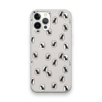 Miauw: iPhone 12 Pro Max Transparant Hoesje