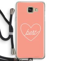 Best heart: Samsung Galaxy A5 (2016) Transparant Hoesje met koord