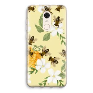 No flowers without bees: Xiaomi Redmi 5 Transparant Hoesje