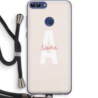 Strawberry Milkshake: Huawei P Smart (2018) Transparant Hoesje met koord