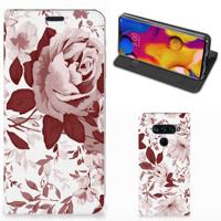 Bookcase LG V40 Thinq Watercolor Flowers