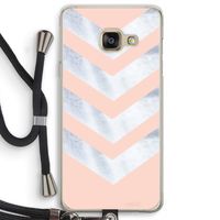 Marmeren pijlen: Samsung Galaxy A3 (2016) Transparant Hoesje met koord