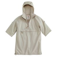 FjÃ¤llrÃ¤ven Damesjas High Coast Hooded Shirt SS W, beige, Maat: XXS - thumbnail