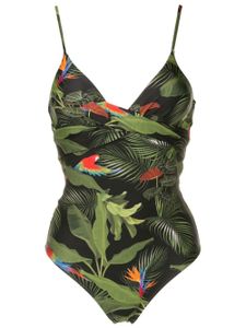 Lygia & Nanny maillot de bain Bianca à imprimé feuillage - Vert