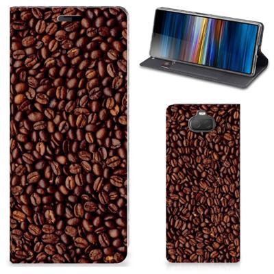 Sony Xperia 10 | Flip Style Cover | Koffiebonen