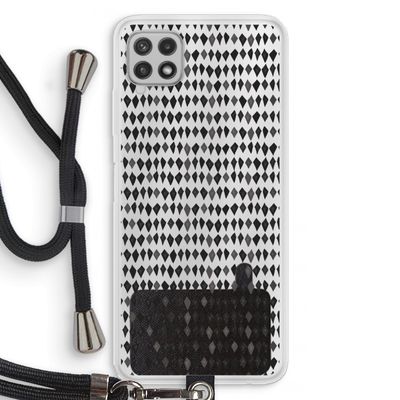 Crazy shapes: Samsung Galaxy A22 4G Transparant Hoesje met koord