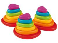 Playtive Houten speelgoed (Houten regenboog stapelstenen) - thumbnail