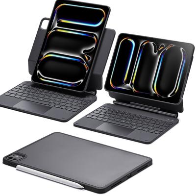 iPad Pro 11" (2025) Rebound Magnetische Tastatur Hülle 360 - DE Layout-Schwarz