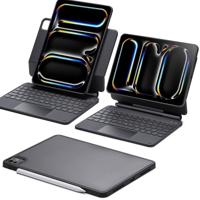 iPad Pro 11" (2025) Rebound Magnetische Tastatur Hülle 360 - DE Layout-Schwarz iPad Pro 11" (2025) Rebound Magnetische Tastatur Hülle 360 - DE Layout-Schwarz